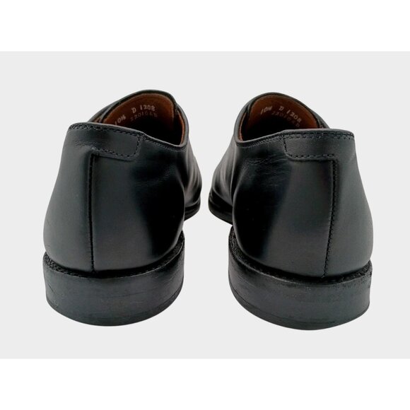 ALLEN EDMONDS Black Leather Oxford Delray Split Toe Blucher Mens 10.5 D USA $325 - Picture 8 of 9